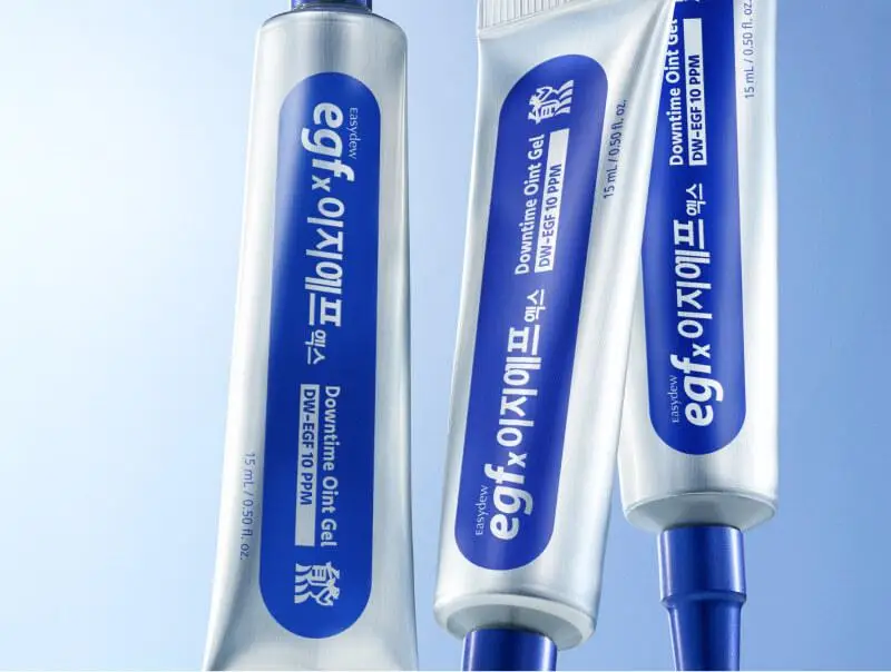 [진정+리페어+색소침착3종케어] 이지듀 EGFx 다운타임 3종 키트 (세럼 40ml+크림60ml+오인트겔5ml) 상세페이지 80